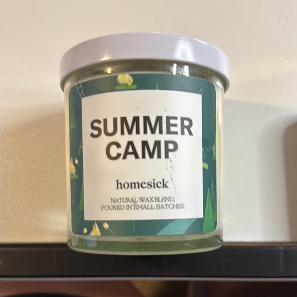 Summer Camp Scented Candle - Green
